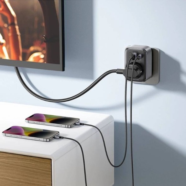 Фото - Сетевое зарядное устройство UGREEN CD314 3xUSB 30W Outlet Extender 2хUSB-A+USB-C (90613)
