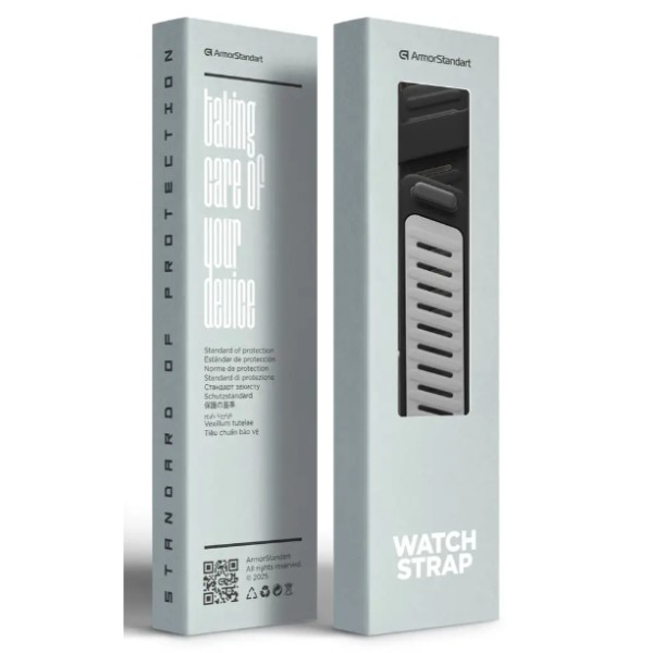 Фото - Ремешок для фитнес-браслета Armorstandart Silicone Tech for Whoop MG Black with Black (ARM93100)