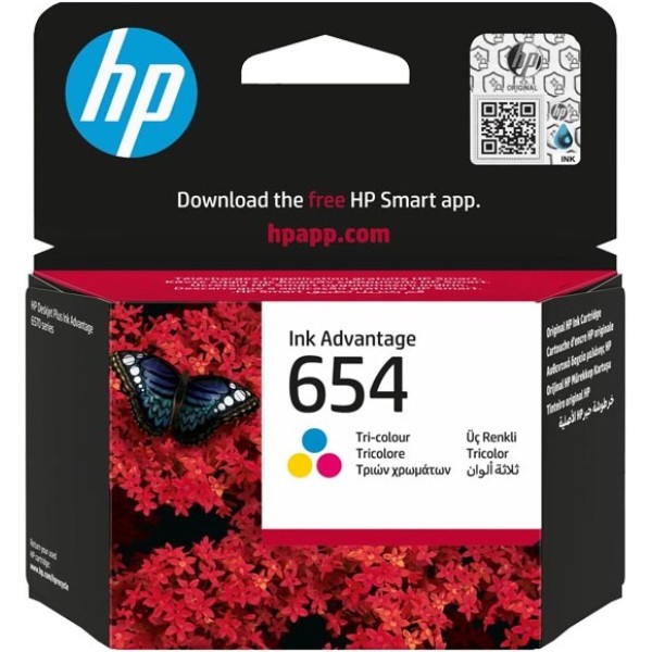 Фото - Картридж для струйных МФУ и принтеров HP No.654 DJ IA 2976/4376/6575 Tri-color (7FP38UE)