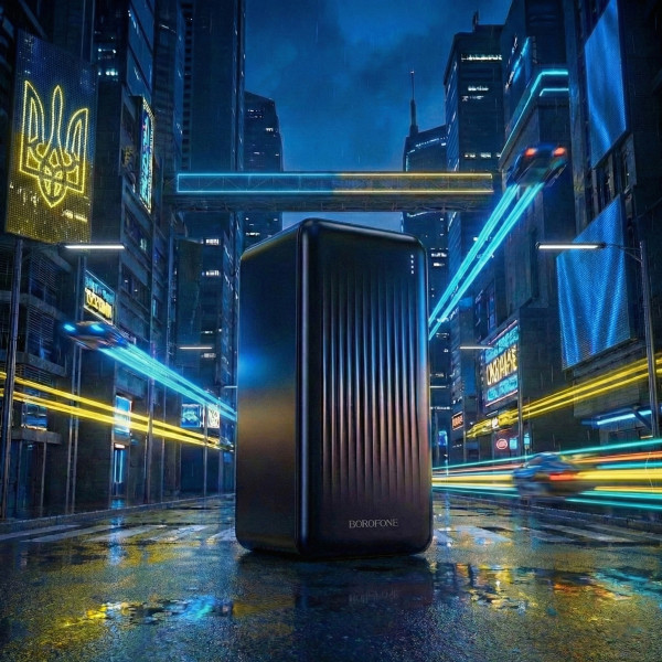 Фото - Батарея мобільна BOROFONE BJ80C Clever PD20W + QC22.5W 50000 mAh Black (714875)