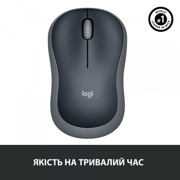 Фото - Мышь беспроводная Logitech M185 WL Swift Grey 910-002238