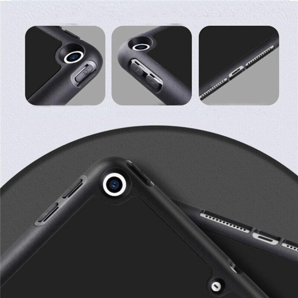 Фото - Чохол для планшету BeCover Tri Fold Soft TPU з кріпленням Apple Pencil for Apple iPad 9.7 2017/2018 A1822/A1823/A1893/A1954 Black (708453)