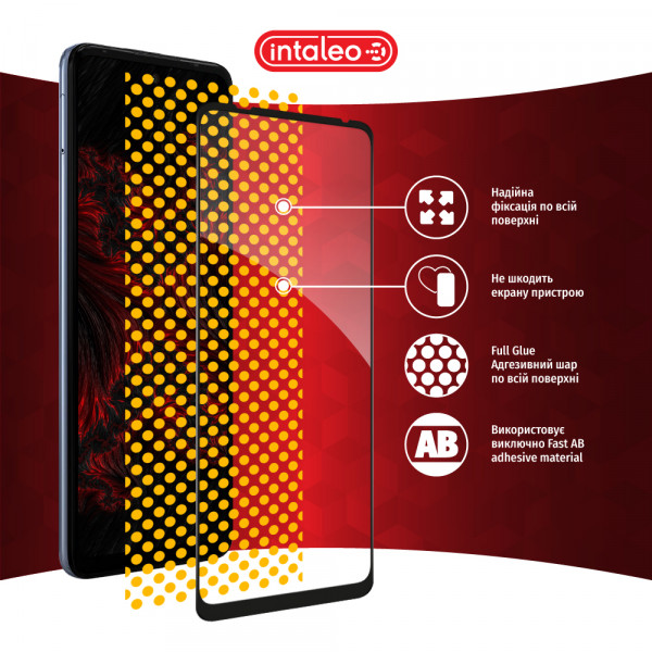 Фото - Захисне скло для смартфону Intaleo Full Glue for MOTO G60S Black (1283126521201)