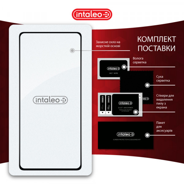 Фото - Захисне скло для смартфону Intaleo Full Glue for Xiaomi Redmi Note 12 Pro/12 Pro Plus Black (1283126549427)