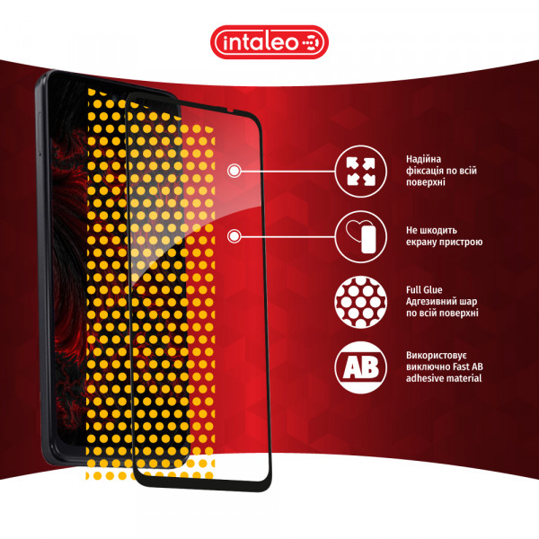 Фото - Захисне скло для смартфону Intaleo Full Glue for MOTO G24/G34 Black (1283126589980)