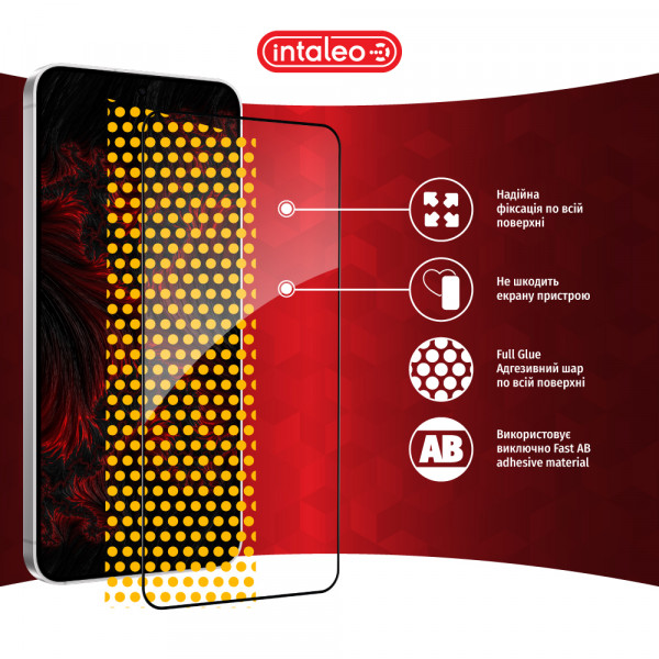 Фото - Захисне скло для смартфону Intaleo Full Glue for Samsung Galaxy S24 Black (1283126590238)