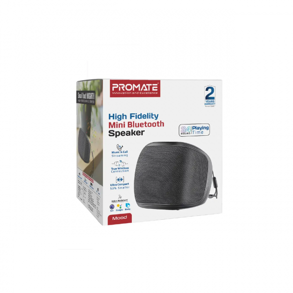 Фото - Портативна акустика Promate mood.black