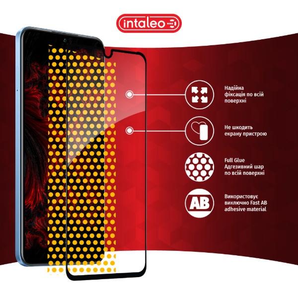 Фото - Захисне скло для смартфону Intaleo Full Glue for Infinix Note 12 Pro Black (1283126546648)