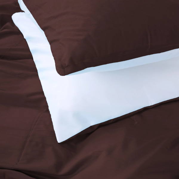 Фото - Комплект постельного белья MirSon Oliana (18-0000 + 19-1230) Mikrosatin Premium Двусторонний 143х210 см (2200007246489)