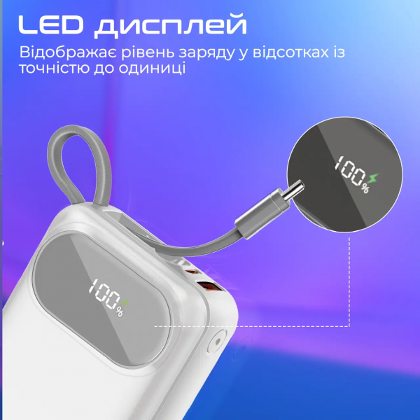 Фото - Батарея мобільна Promate 20000mAh (powerpod-20.white)