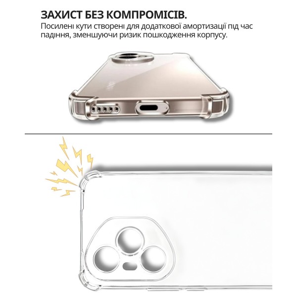 Фото - Чехол для смартфона BeCover Anti-Shock for Honor 400 Pro Clear (714712)