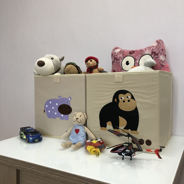 Фото - Коробка для зберігання дитяча Handy Home Бегемот 33x33x33 см (CH01)