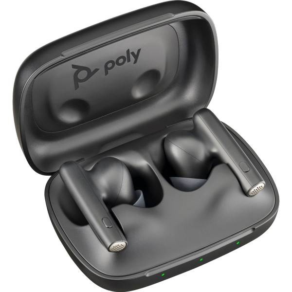 Фото - Навушники вкладиші бездротові TWS Poly Voyager Free 60 Earbuds + BT700A + BCHC Black (7Y8H3AA)