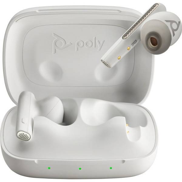Фото - Навушники вкладиші бездротові TWS Poly Voyager Free 60 Earbuds + BT700A + BCHC White (7Y8L3AA)