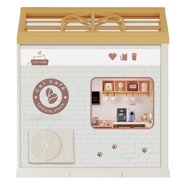 Фото - Пластиковый конструктор Mini House серии Интерьер – КОТОКАФЕ (свет) (8007)