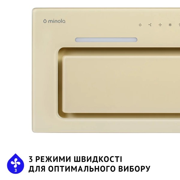 Фото - Вытяжка встраиваемая Minola HBI 6873 IV GLASS 1200 LED Line