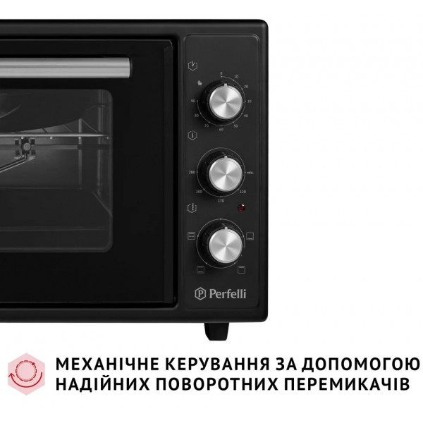 Фото - Печь электрическая Perfelli MIRAGE 48 BLACK