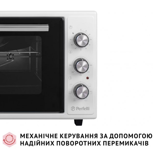 Фото - Піч електрична Perfelli SIERRA 48 WHITE