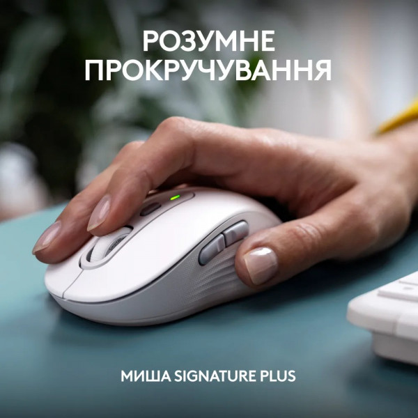 Фото - Клавиатура+мышь беспроводная Logitech Signature Slim Combo MK950 White (920-012491)