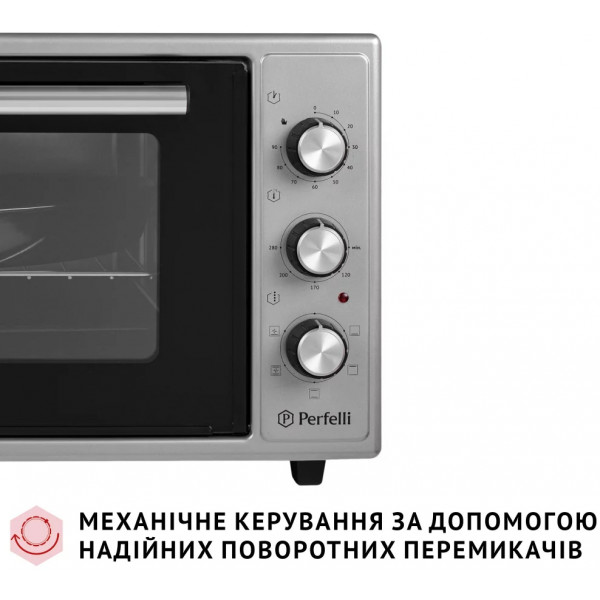 Фото - Печь электрическая Perfelli TRIMO 48 GREY