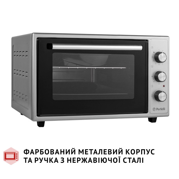 Фото - Печь электрическая Perfelli CLASSIC 37 GREY