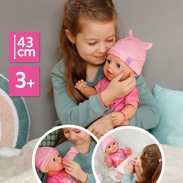 Фото - Пупс классический Baby Born серии Click and Play – ЭММА (839966)