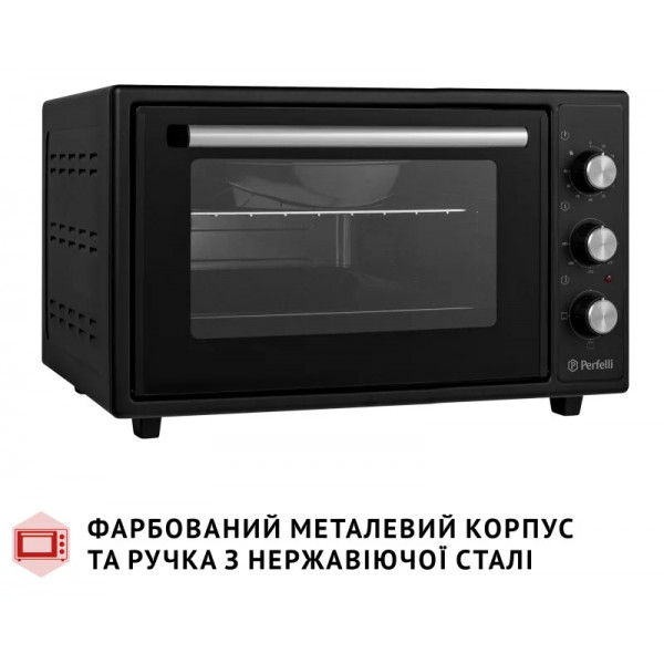 Фото - Печь электрическая Perfelli CLASSIC 37 BLACK