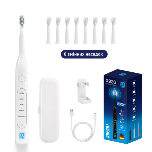 Фото - Зубная щетка электрическая AHealth X926 PROFESSIONAL White (AH-X926-WH)