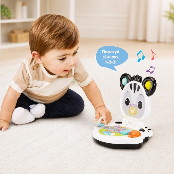 Фото - Интерактивная игрушка VTech НОУТБУК ЗЕБРА (украинский) (80-564717)