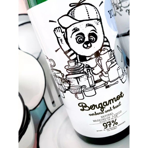 Фото - Засіб для ручного миття посуду Yope BERGAMOT&BASIL 750 мл (5906874565292)
