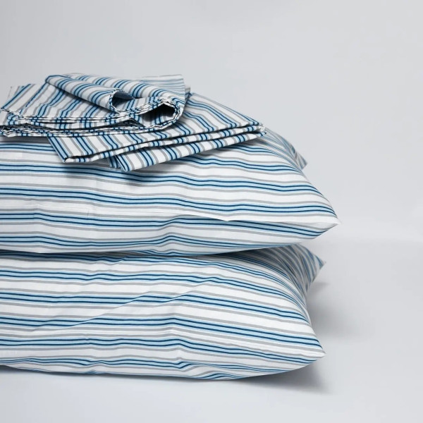 Фото - Комплект постільної білизни Moon&Star Бязь Gold Люкс Calm Waters 160х220 + 50х70 см 2 шт. (MS-890000109)