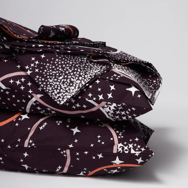 Фото - Комплект постільної білизни Moon&Star Бязь Gold Люкс Cosmic Vibes 160х220 нав. 50х70 см 2 шт. (MS-890000199)