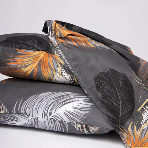 Фото - Комплект постільної білизни Moon&Star прост. 220х240 + 2 нав. 40х60 Бязь Gold Люкс Mystic Feathers (MS-880000309)