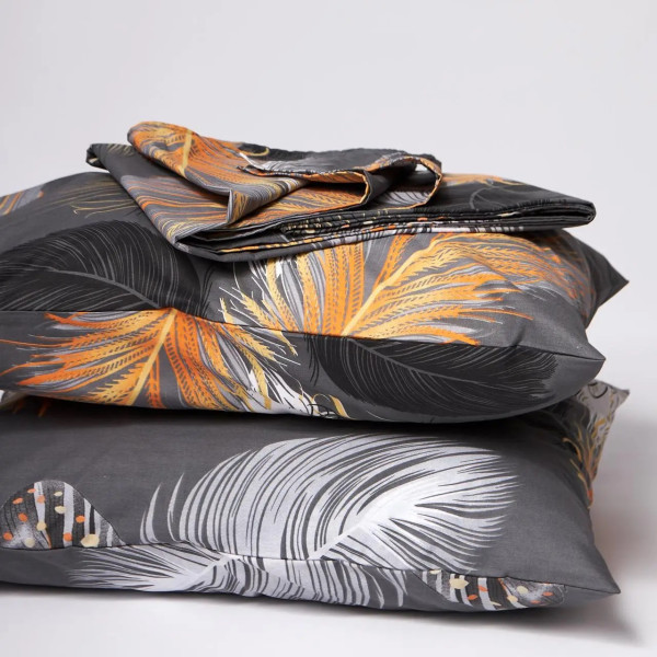 Фото - Комплект постільної білизни Moon&Star Бязь Gold Люкс Mystic Feathers (MS-890000374)