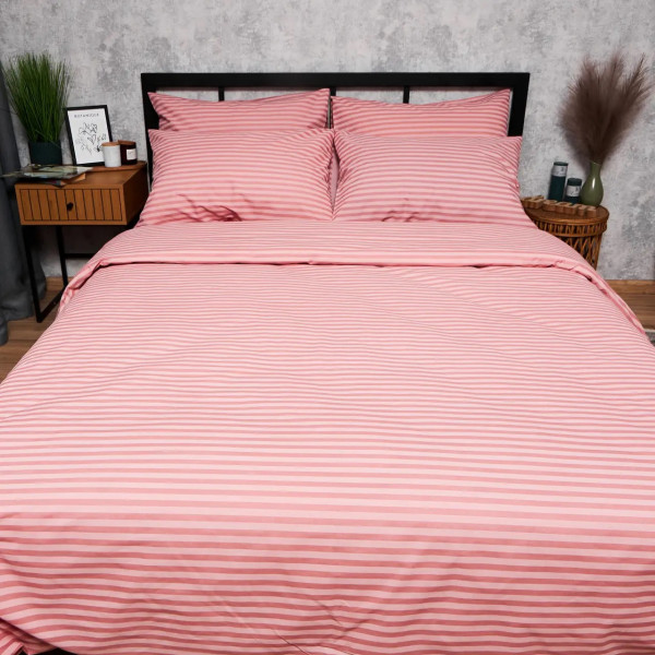 Фото - Комплект постільної білизни Moon&Star Бязь Gold Люкс Pink Whisper 150х220 см нав. 70х70 2 шт. (MS-880000098)