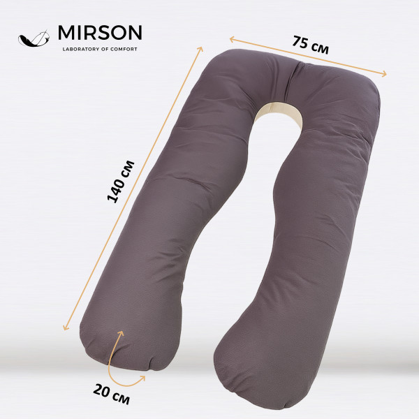 Фото - Подушка для майбутніх мам MirSon U-подібна № 8001 Naturale Line Marco (2200006178095)