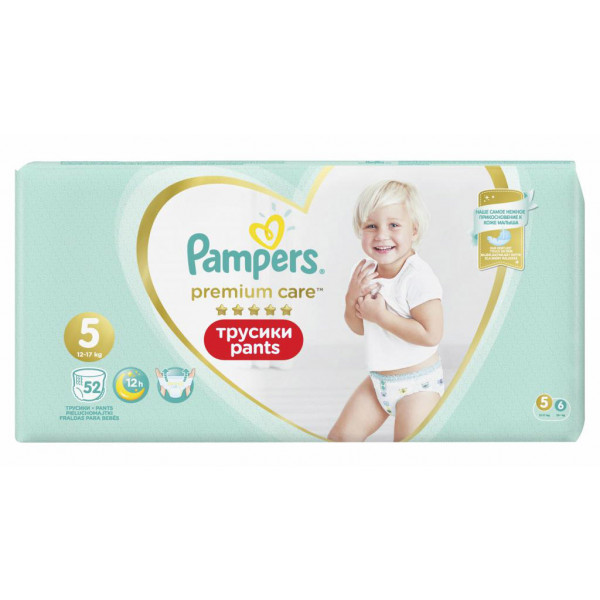 Фото - Одноразові підгузки-трусики Pampers Premium 5 52 шт. (8001090760036)