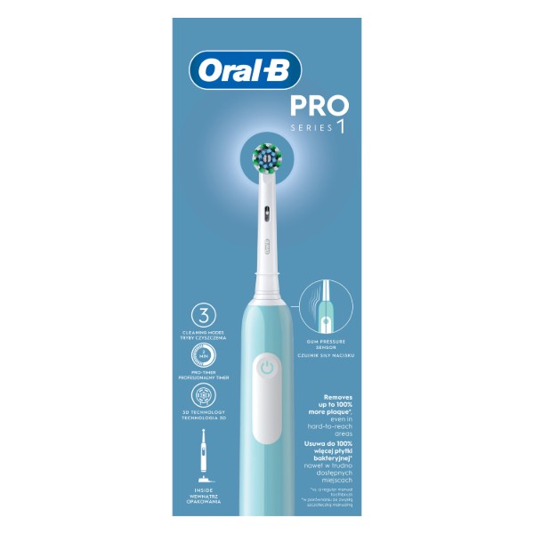 Фото - Зубная щетка электрическая Oral-B Braun Pro1 D305.513.3 Caribbean Blue