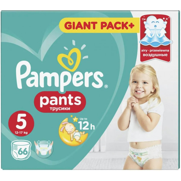 Фото - Одноразові підгузки-трусики Pampers Pants 5 Junior 66 шт. (8001090994851)