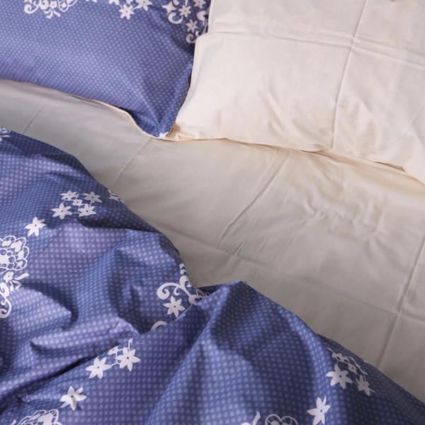 Фото - Комплект постельного белья MirSon Сатин 22-1394 Vintage Filigree 175х210 (2200010564778)