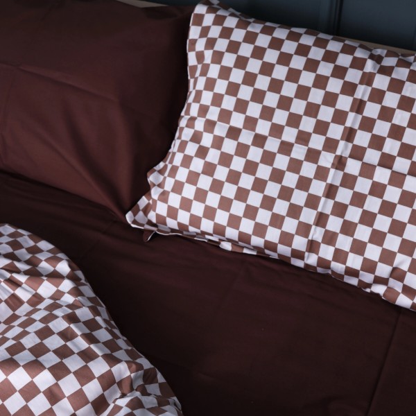 Фото - Комплект постільної білизни MirSon Сатин 22-1369 Classic Checkers 175х210 (2200010473698)