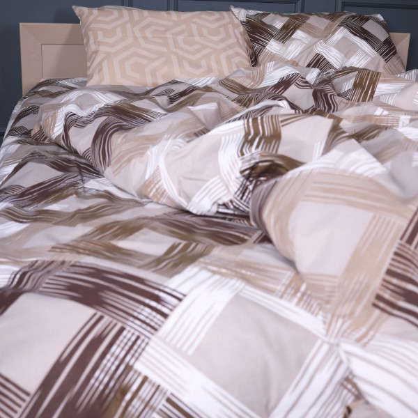 Фото - Комплект постельного белья MirSon Бязь 17-0787 Geometry style 175х210 см (2200011326498)