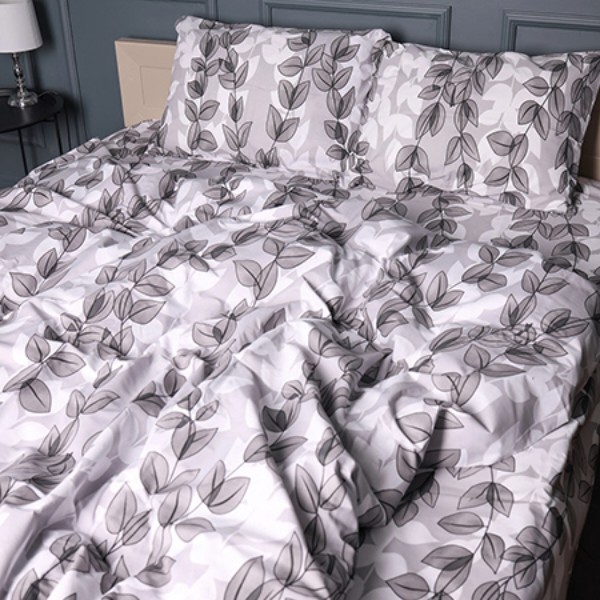 Фото - Комплект постельного белья MirSon Бязь 17-0695 Silver Foliage 175х210 см (2200010452648) Фото - Комплект постельного белья MirSon Бязь 17-0695 Silver Foliage 175х210 см (2200010452648)