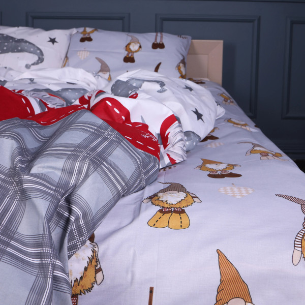 Фото - Комплект постільної білизни MirSon Бязь 17-0676 Holiday Magic 175х210 см (2200010215359)