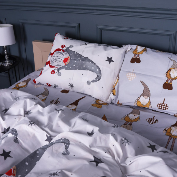 Фото - Комплект постільної білизни MirSon Бязь 17-0676 Holiday Magic 175х210 см (2200010215359)