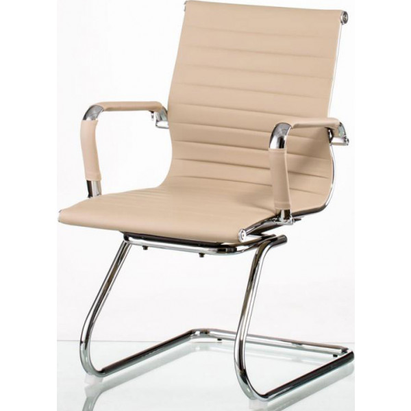 Фото - Кресло офисное Special4You Solano Office Artleather Beige (E5906)