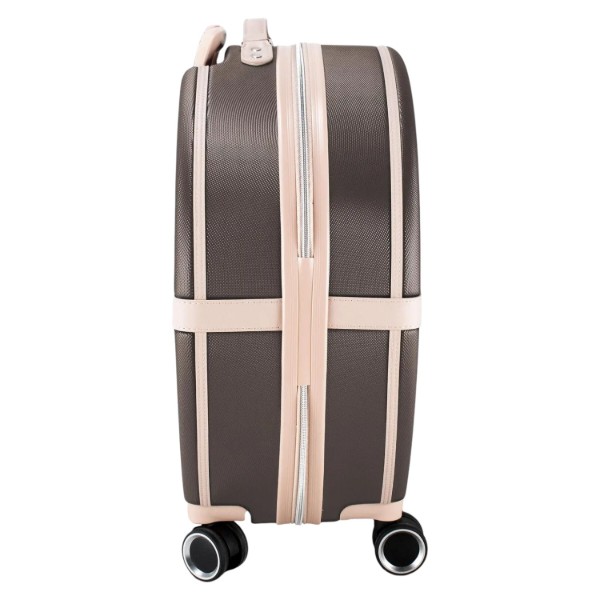 Фото - Валіза Semi Line M Brown/Pink Cream (T5673-3)