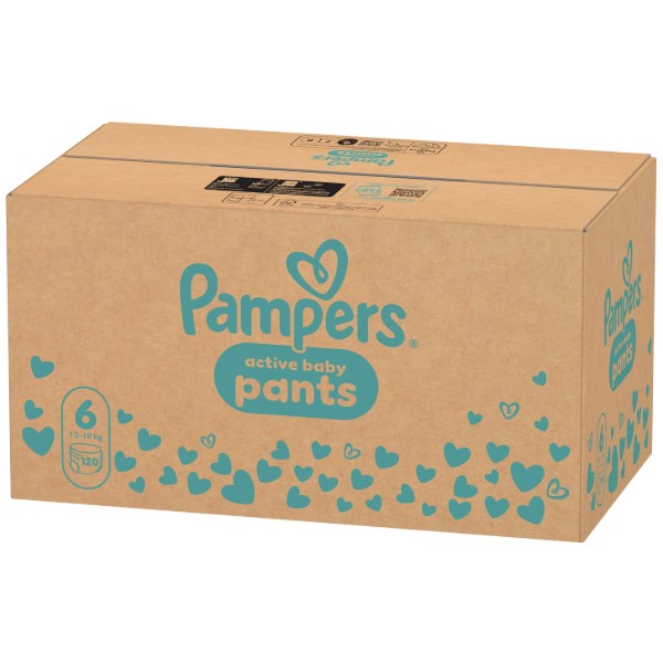 Фото - Одноразовые подгузники-трусики Pampers Active Baby Pants Размер 6 (13-19 кг) 120 шт (80893942)