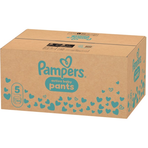 Фото - Одноразовые подгузники-трусики Pampers Active Baby Pants Размер 5 (11-17 кг) 164 шт (80894757)