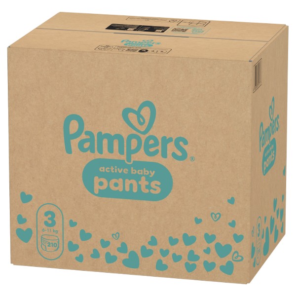 Фото - Одноразовые подгузники-трусики Pampers Active Baby Pants Размер 3 (6-11 кг) 214 шт (80894759)
